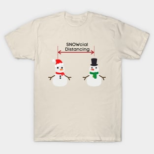 Snowcial Distancing T-Shirt